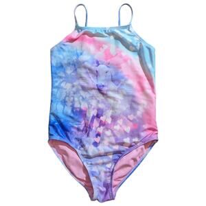 Little Girls 7-8 Swimming Suit Unicorn Graphic